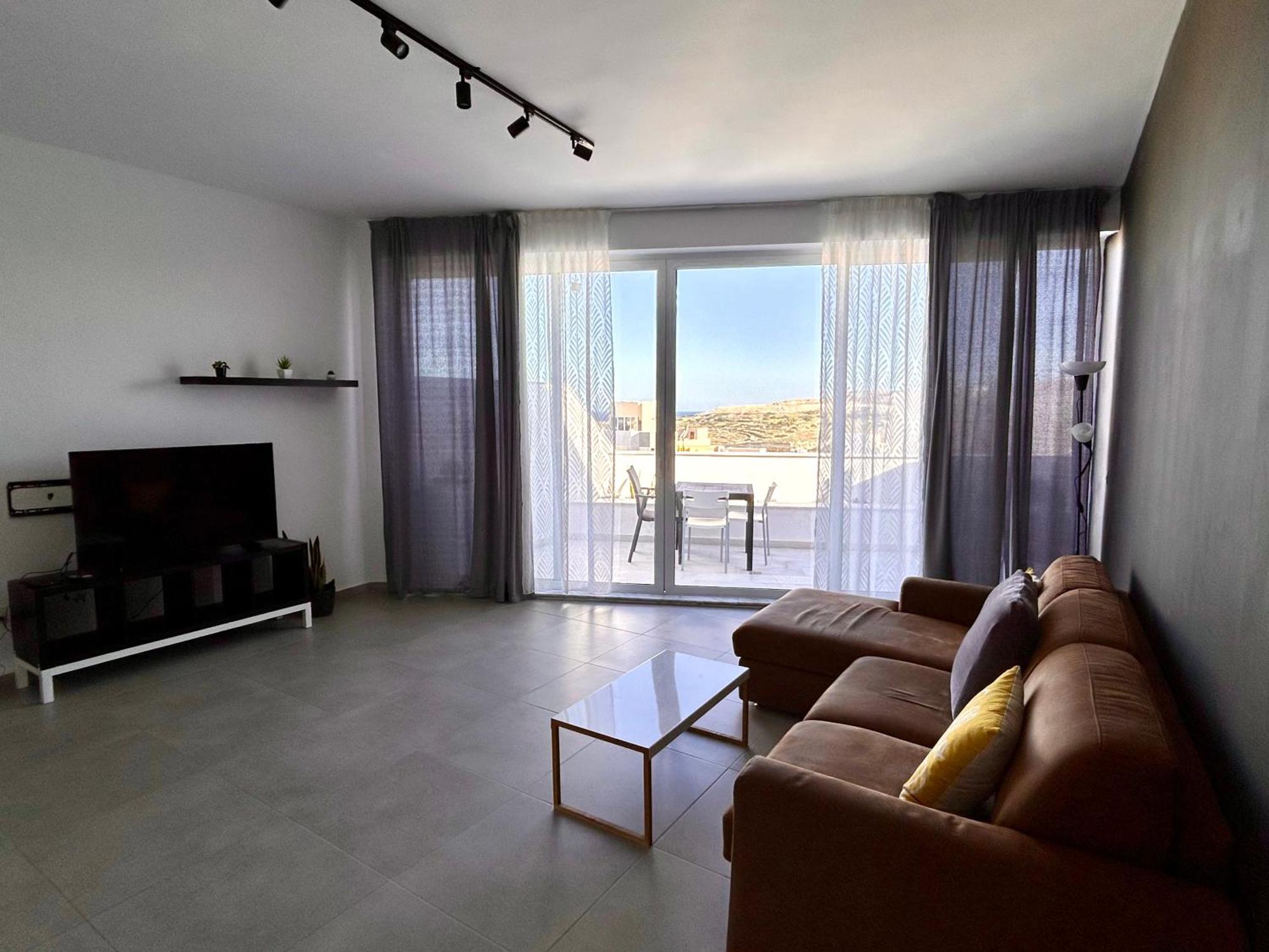 セント・ポールズ・ベイQawra Penthouse 4Person Ac+Wifiアパートメント エクステリア 写真